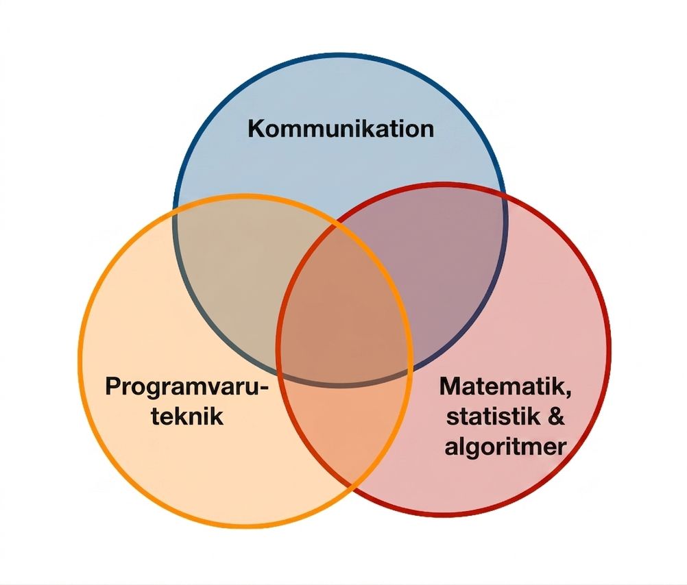 Venn-diagram för datavetenskap
