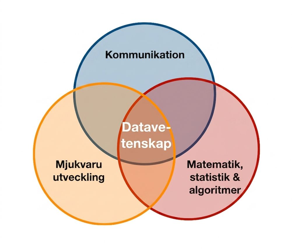 Venn-diagram för datavetenskap