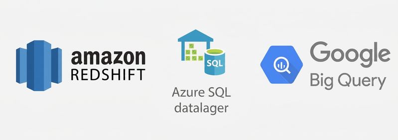 Amazon Redshift, Google Big Query och Azure SQL Data Warehouse