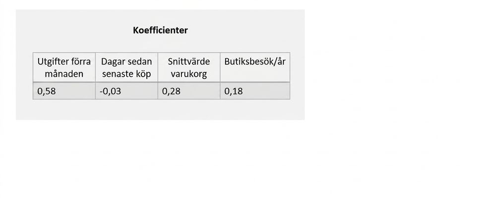inferens-koefficienter