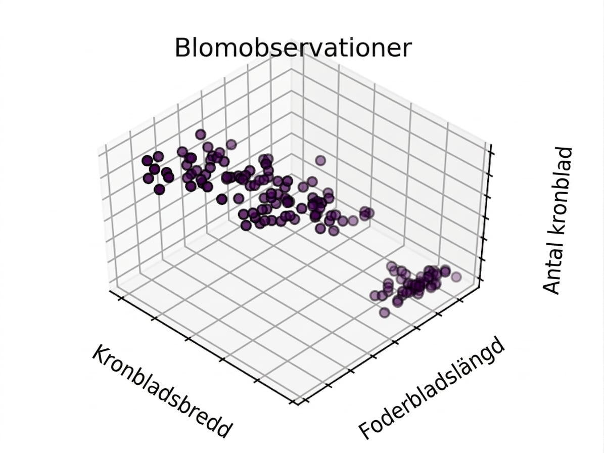 Observationsdata för blommor
