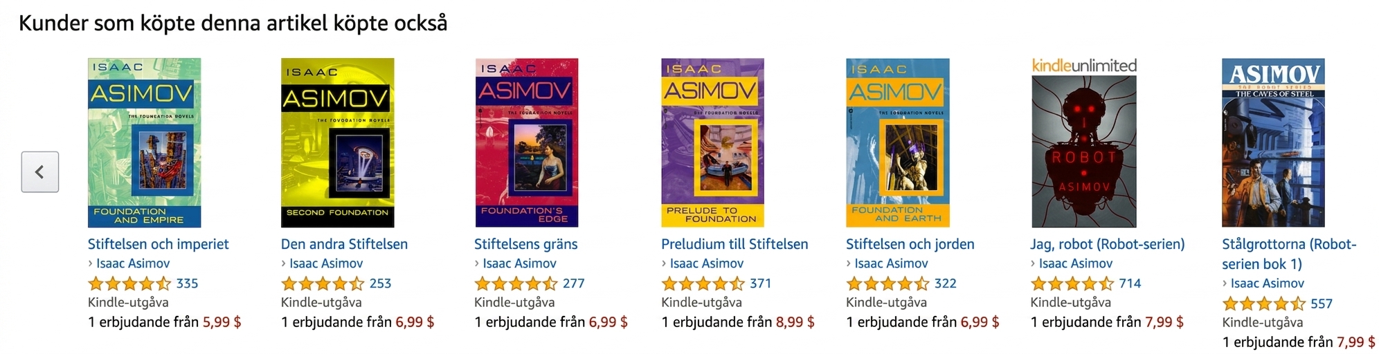Amazon-rekommendation