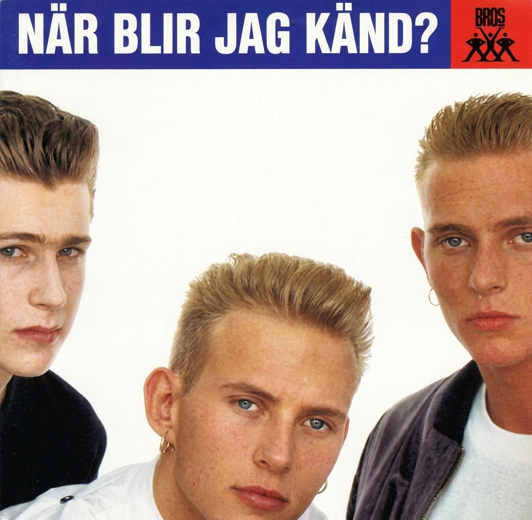 Omslaget till skivan "When will I be Famous" av Bros.