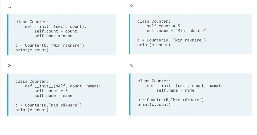 4 code blocks