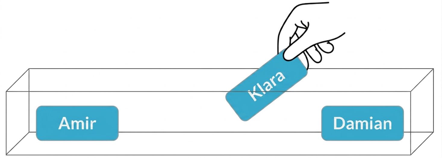 Claires namn dras ut