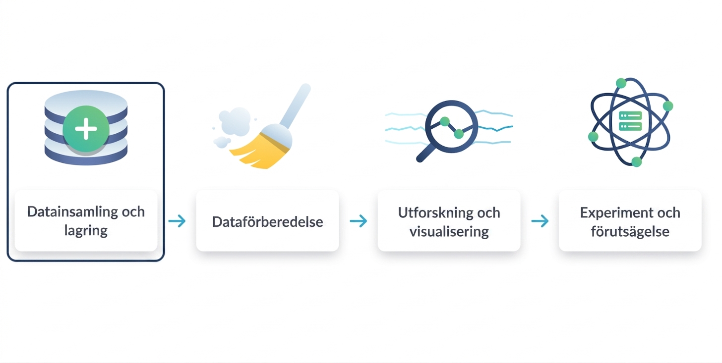 datainsamling och lagring är markerade