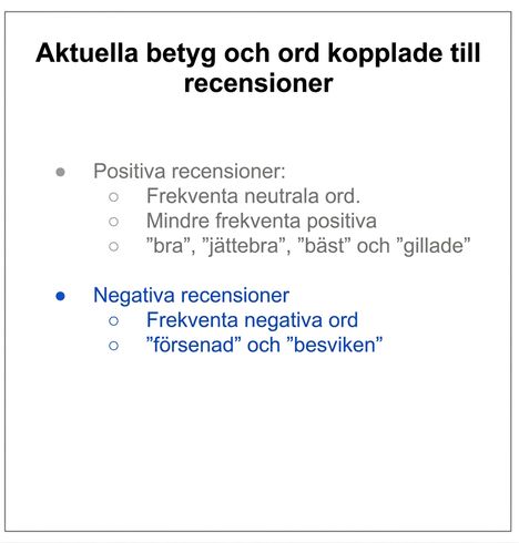 text med en punkt i grått och en annan i blått