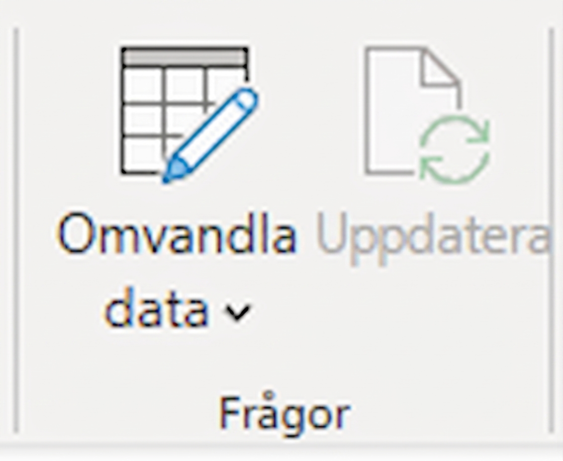 En skärmbild av panelen Applied Steps i Power Query-editorn, som visar de transformeringssteg som har tillämpats på datan.