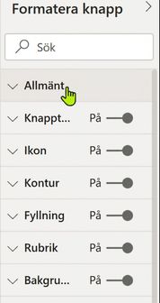 Knappar kan befinna sig i ett av fyra tillstånd