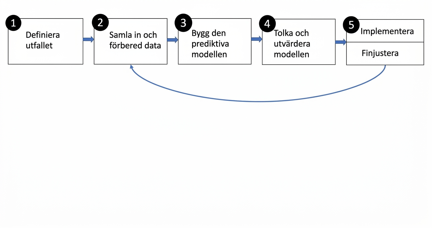 Steg i prediktiv modellering
