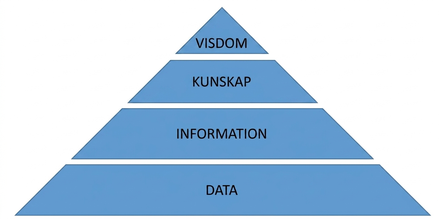 diagram över DIKW-pyramiden