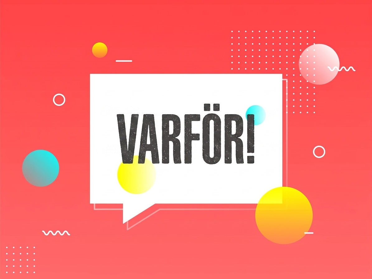 Varför-skylt