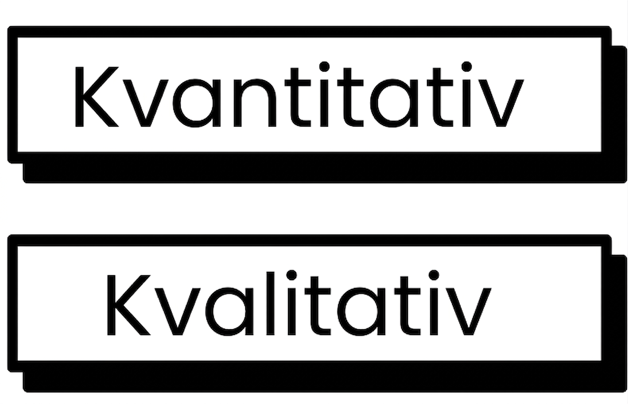 Kvantitativ eller kvalitativ data