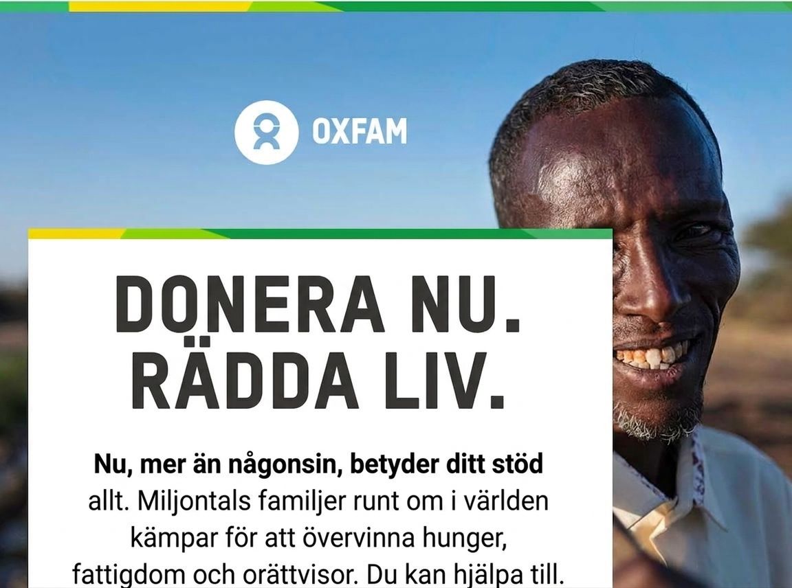 Reklam för Oxfam