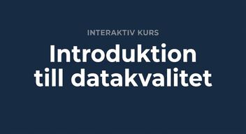 datakvalitetskurs