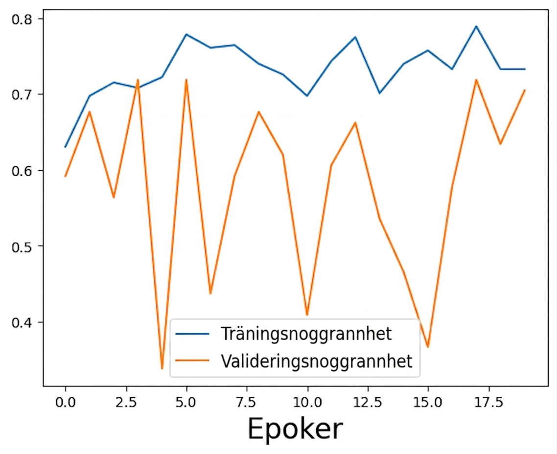 för mycket regularisering