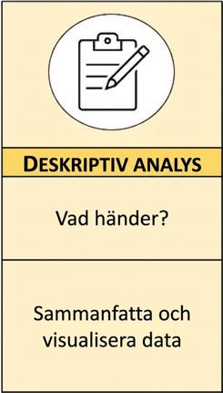 Sammanfattande bild över deskriptiv analys