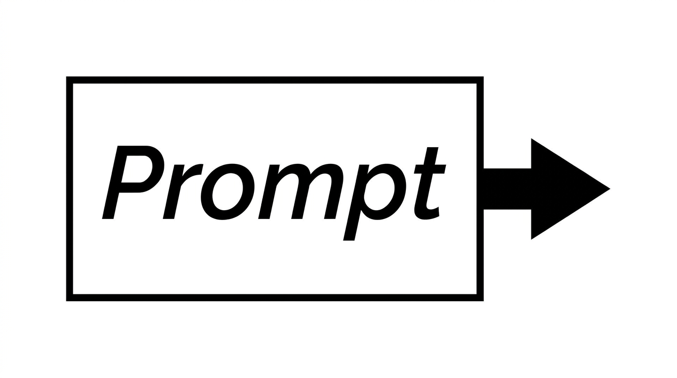 Flowchart of Generative AI from input to model to reponse