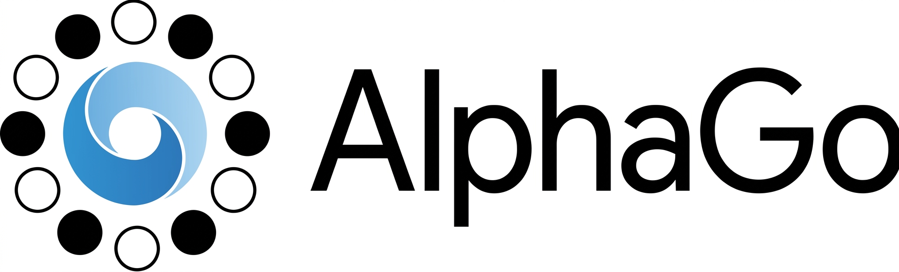 En bild av AlphaGo:s logotyp.