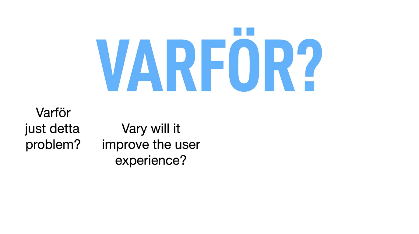 Varför förbättrar det användarupplevelsen?