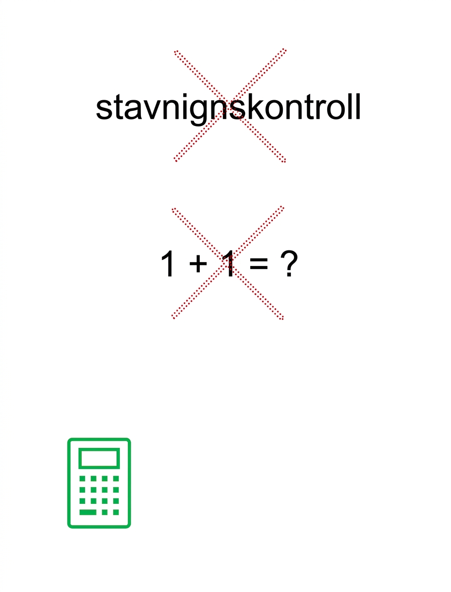 Miniräknare.