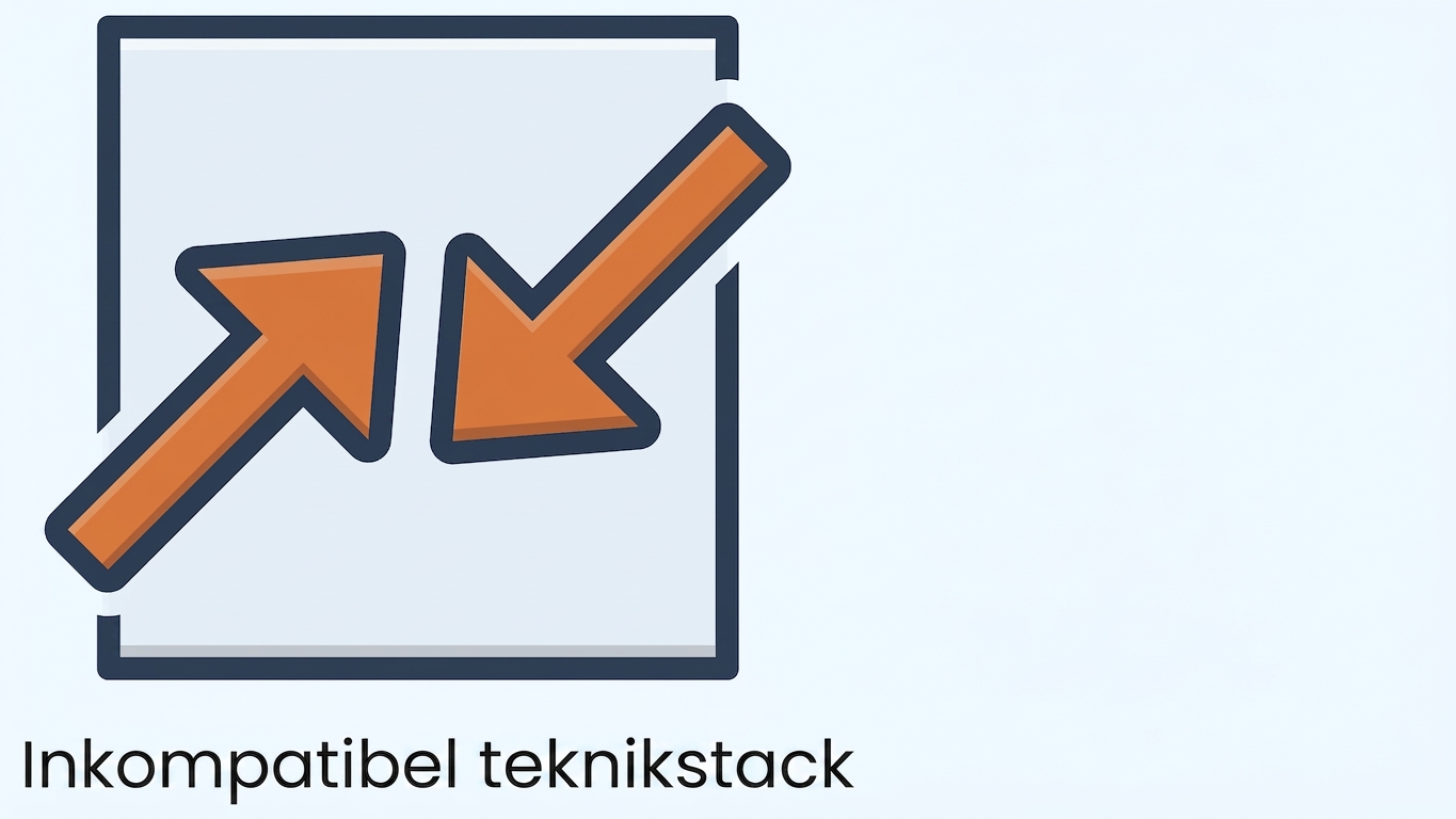 Inkompatibelt teknikstack