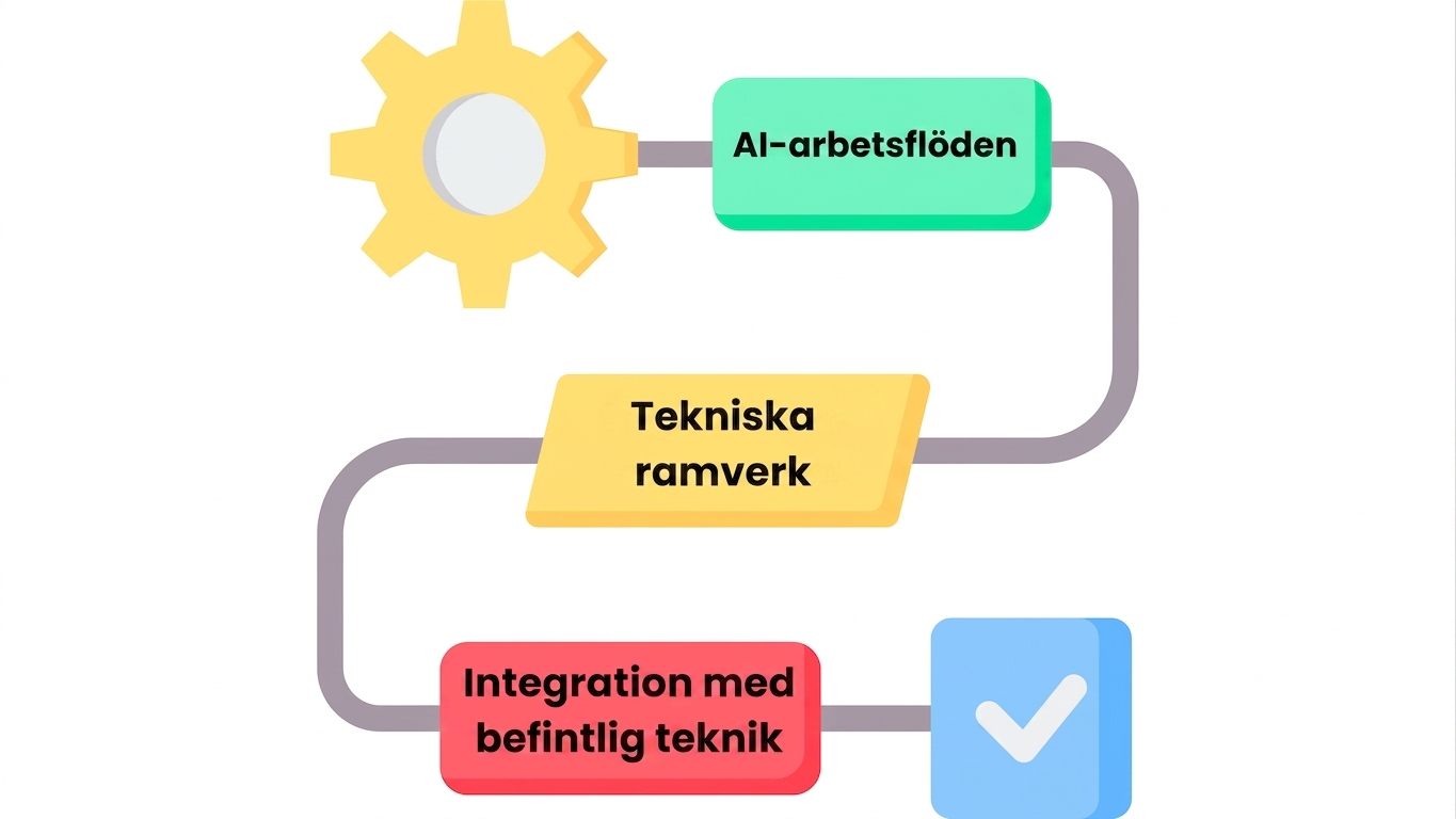 AI-arbetsflöden, ingenjörsramverk och integrering av AI-programvara i ett företags befintliga teknikstack