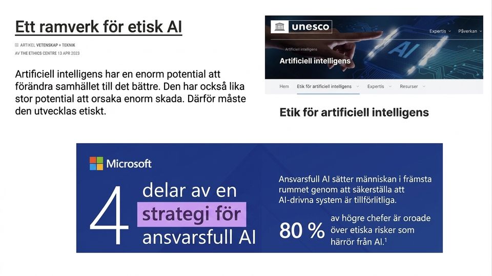 Microsofts principer för ansvarsfull AI