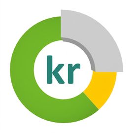 cirkeldiagram med ett markerat segment