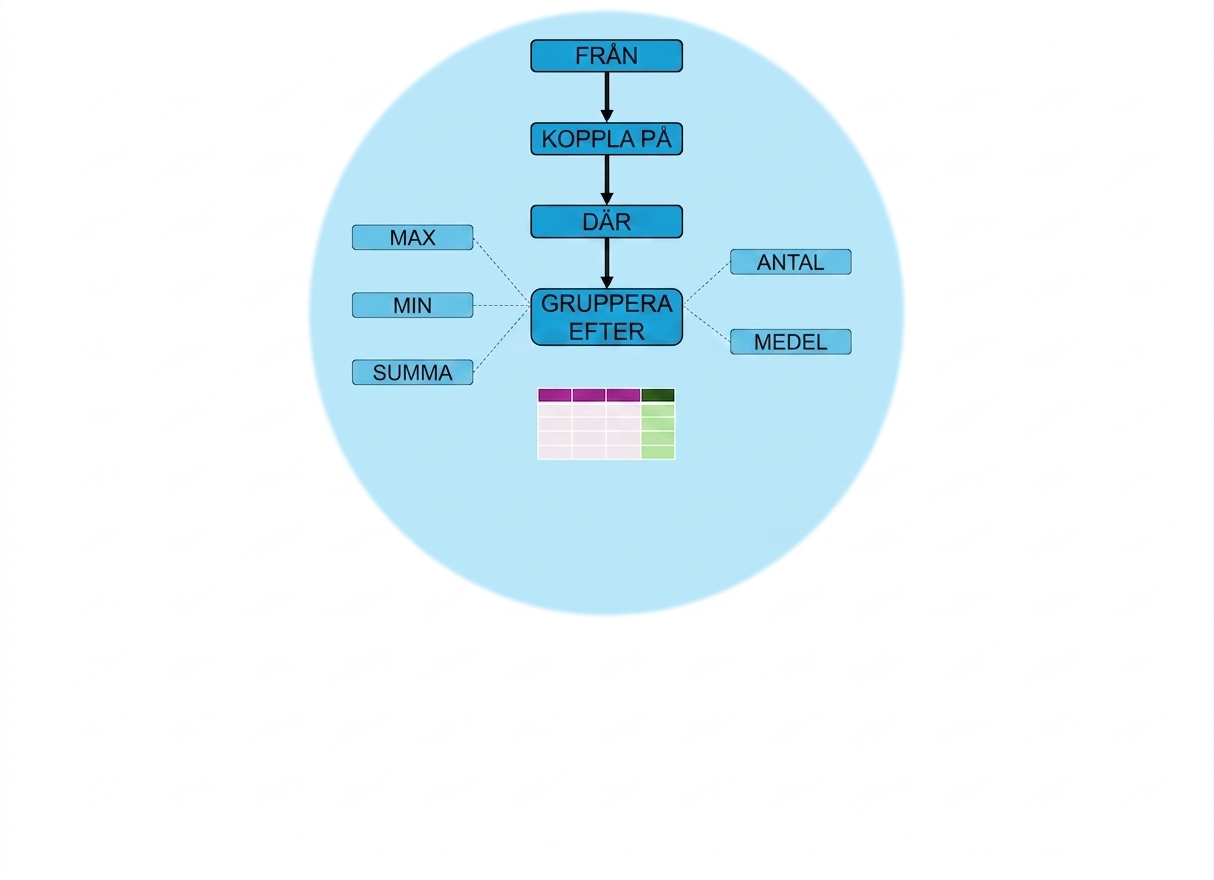 Frågans exekveringsordning; AGGREGATIONS