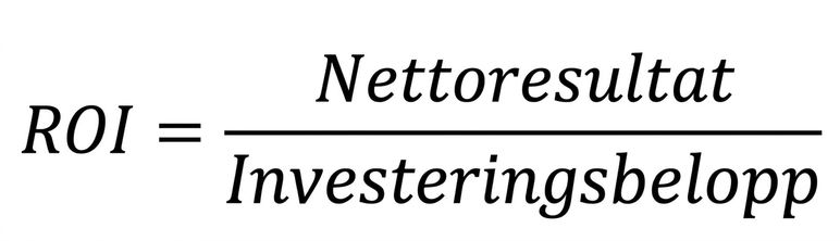 return on investment formula