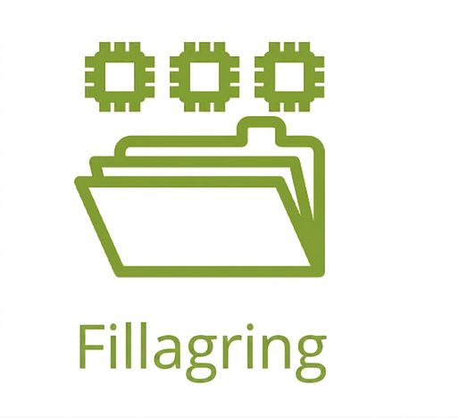 En ikon som visar fillagring.