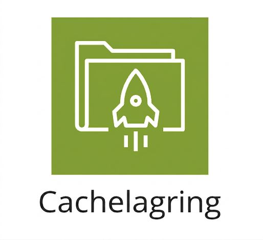 En ikon som visar cachelagring.