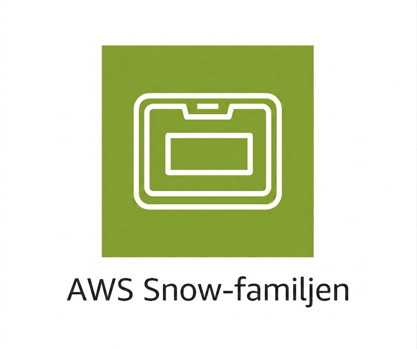 En ikon som visar AWS Snow Family.