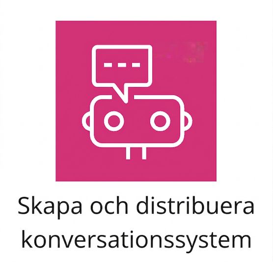 En ikon som representerar chatbottar i AWS.