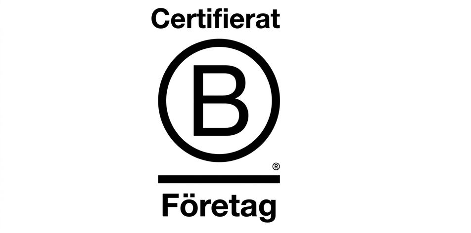 En bild på BCorp-certifieringen