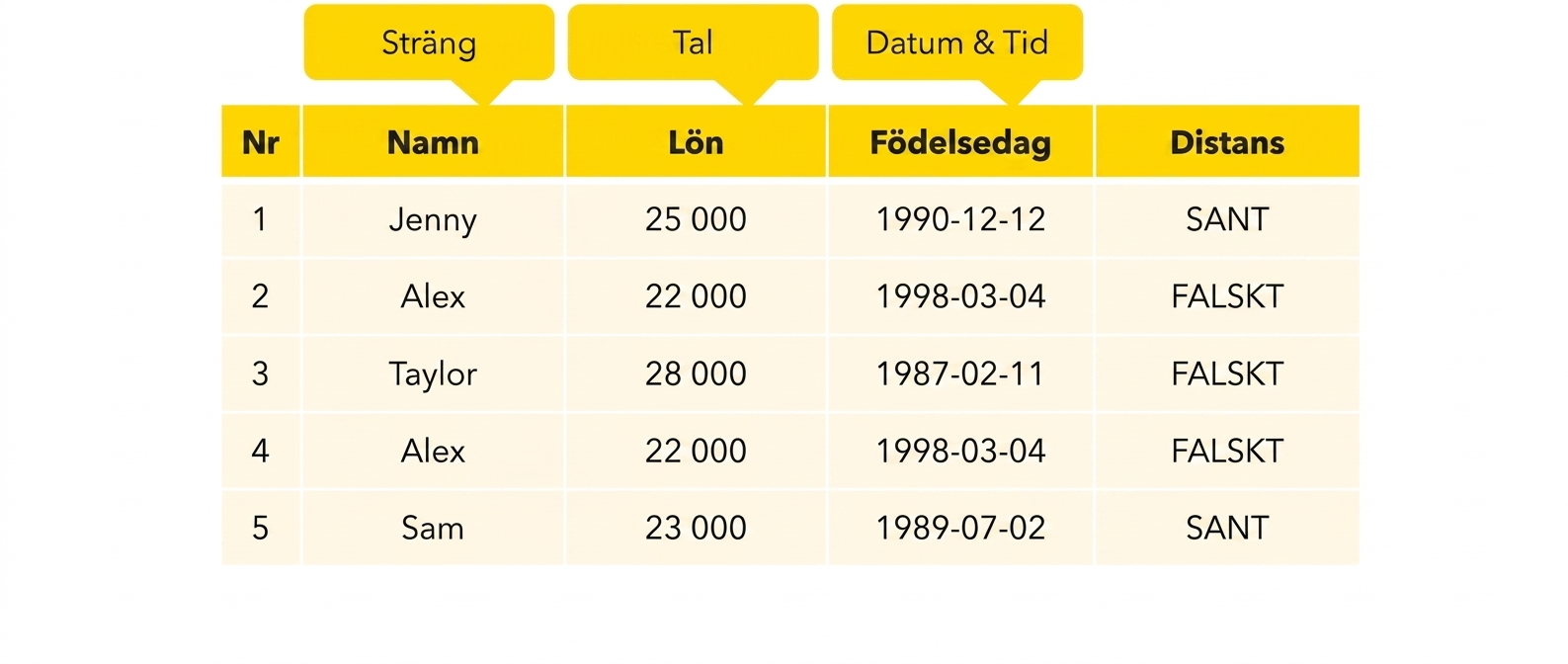 Datum- och tidstyp