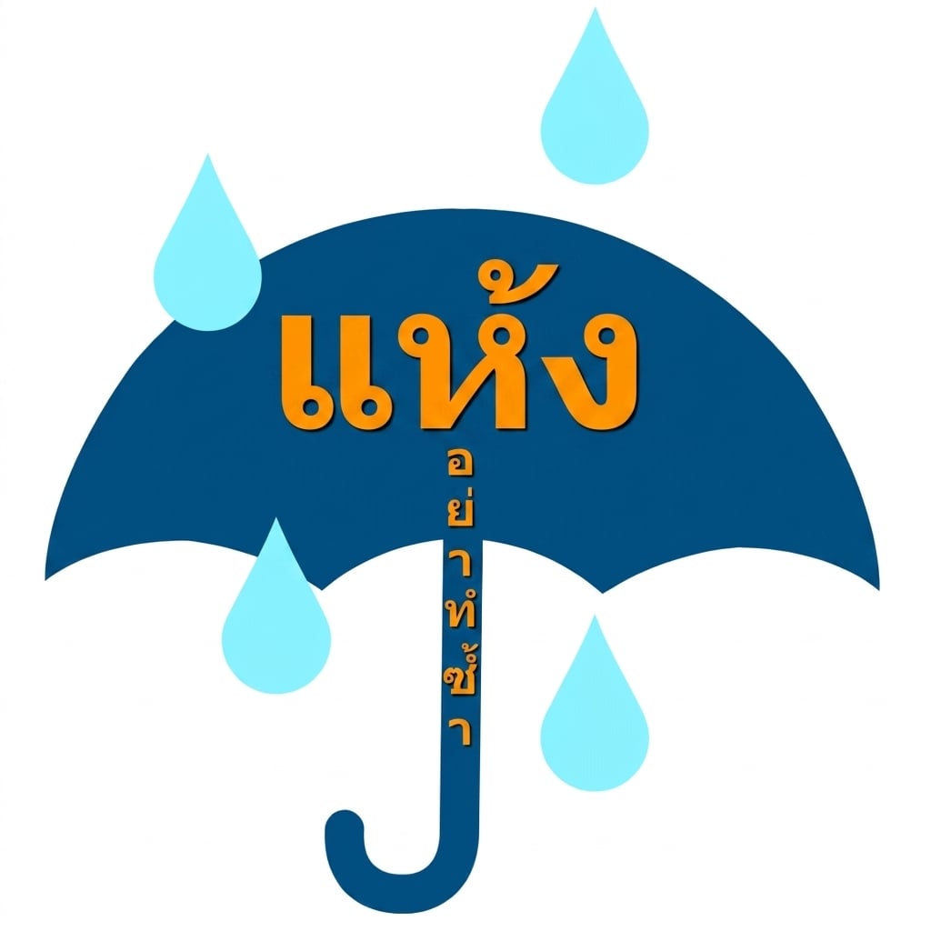 ร่มสัญลักษณ์ DRY