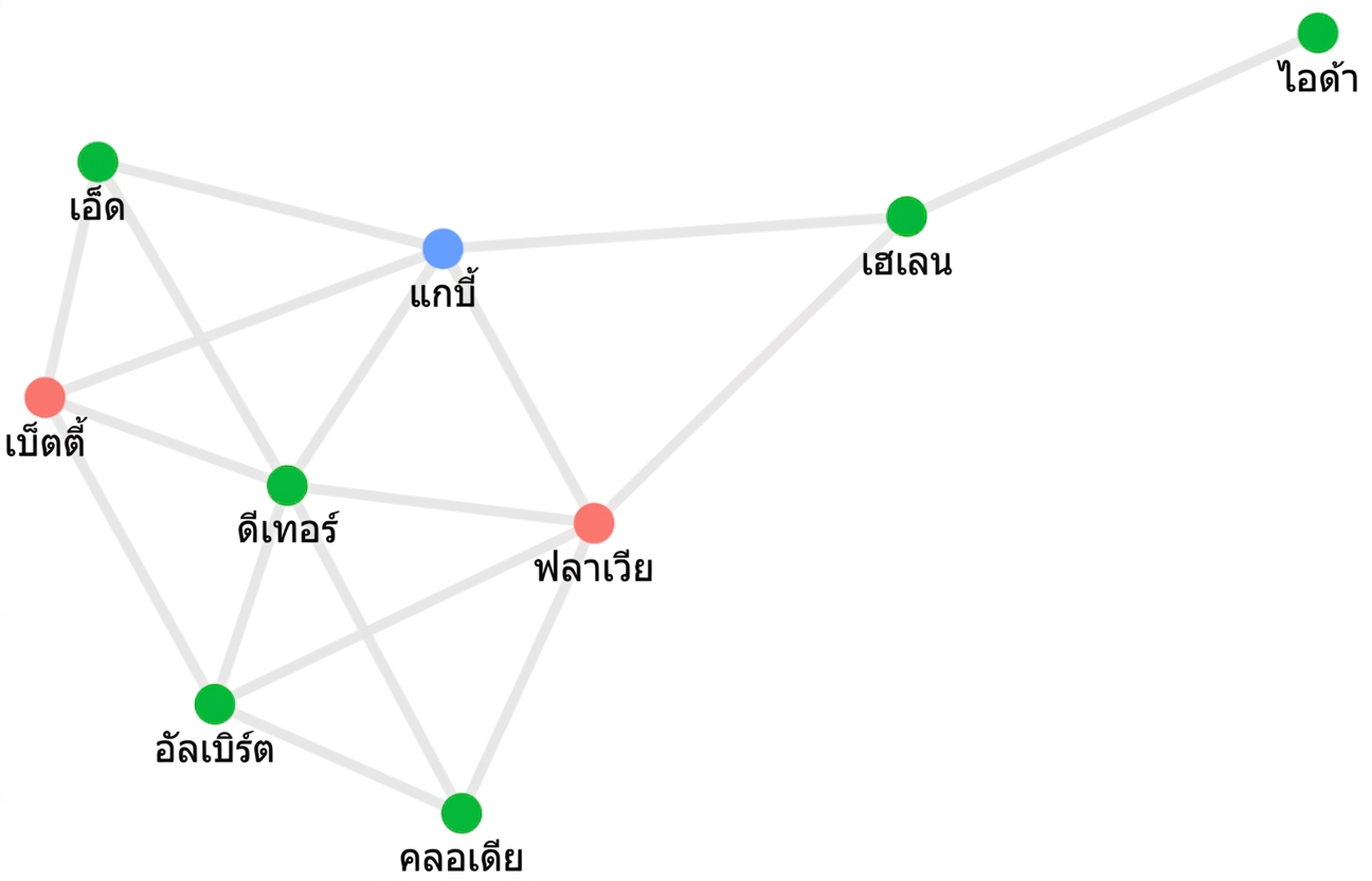 ตัวอย่างเครือข่ายสังคม