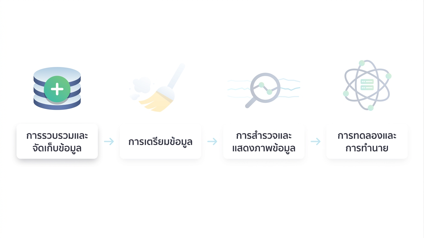 กระบวนการทำงานด้านวิทยาศาสตร์ข้อมูล