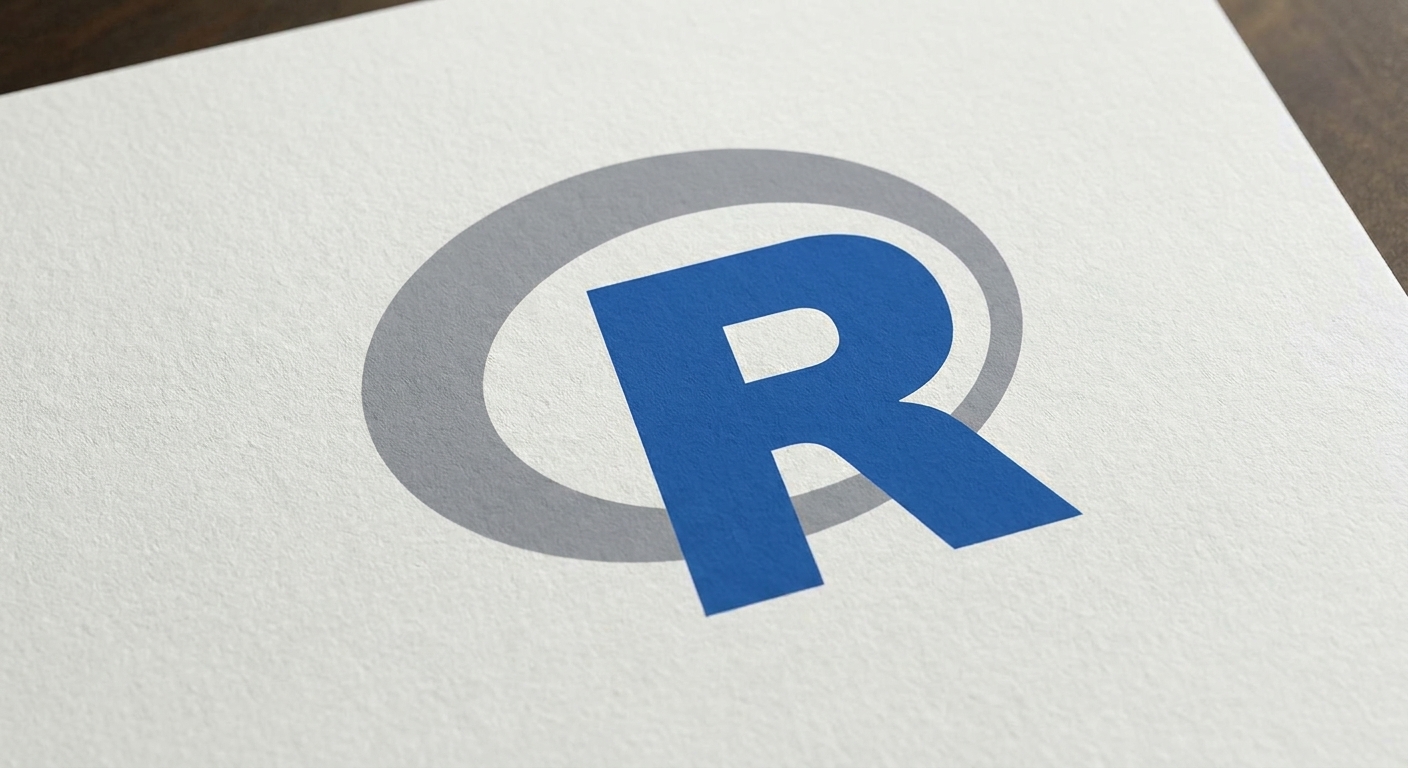 โลโก้ R