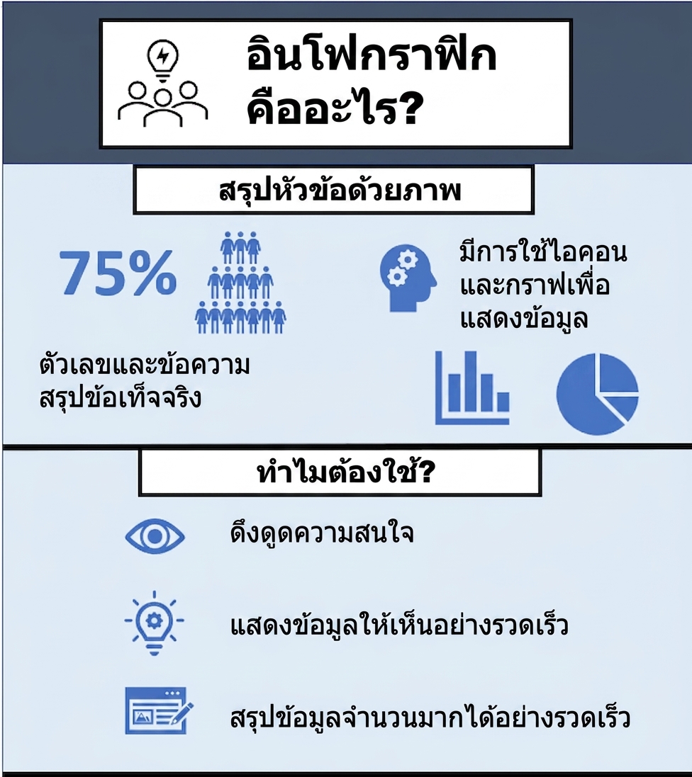 ตัวอย่างอินโฟกราฟิก