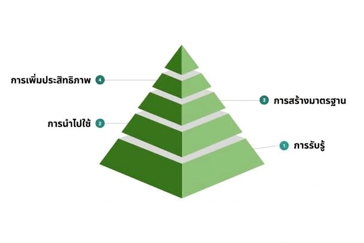 ระดับที่สี่ของโมเดลวุฒิภาวะวัฒนธรรมข้อมูลตัวอย่าง