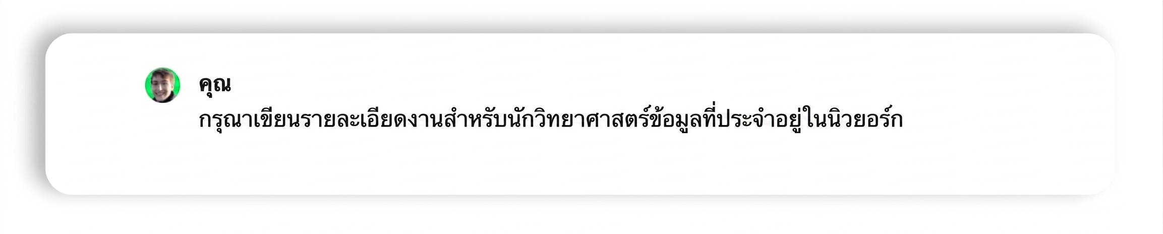 Prompt สำหรับเขียนคำบรรยายงาน