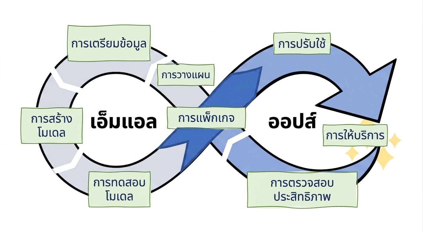ขั้นตอนระเบียบวิธี MLOps