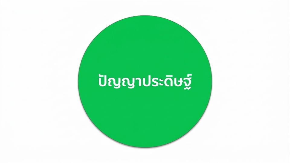 วงกลมแสดงขอบเขตของ AI