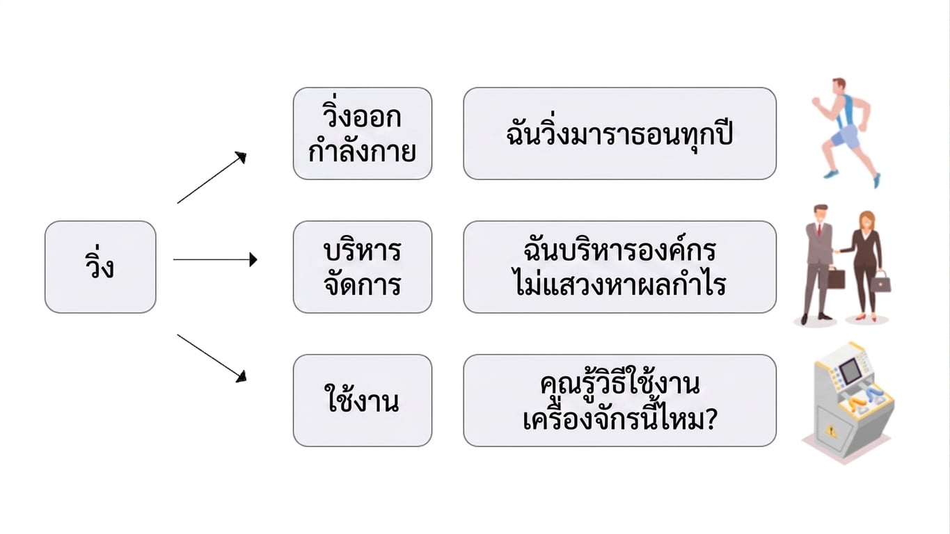 ภาพเพิ่มบริบทให้กับภาพก่อนหน้าโดยแสดงความหมายในบริบทต่าง ๆ พร้อมตัวอย่างประกอบ