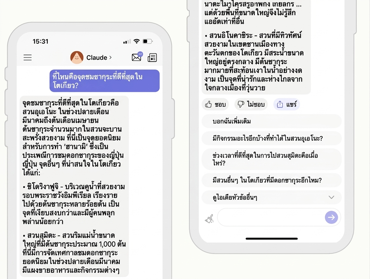 Screenshot of a conversation with Anthropic's Claude Chatbot