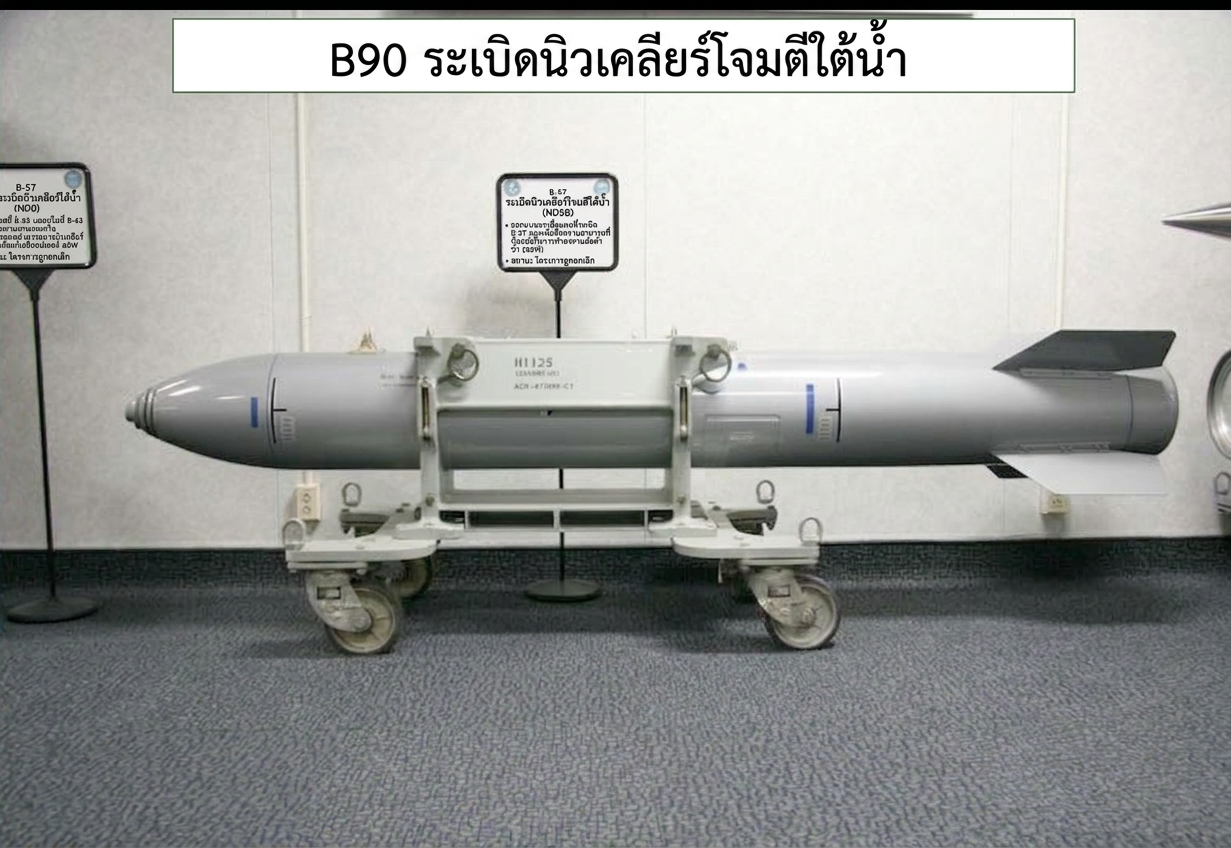 ภาพระเบิดนิวเคลียร์ที่ยังไม่ระเบิดในพิพิธภัณฑ์