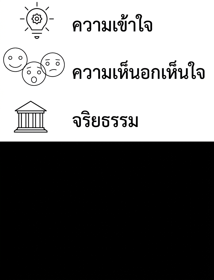 ความเข้าใจ ความเห็นอกเห็นใจ จริยธรรม